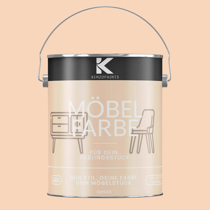 Kenzopaints Möbelfarbe - Apricot - Kenzopaints