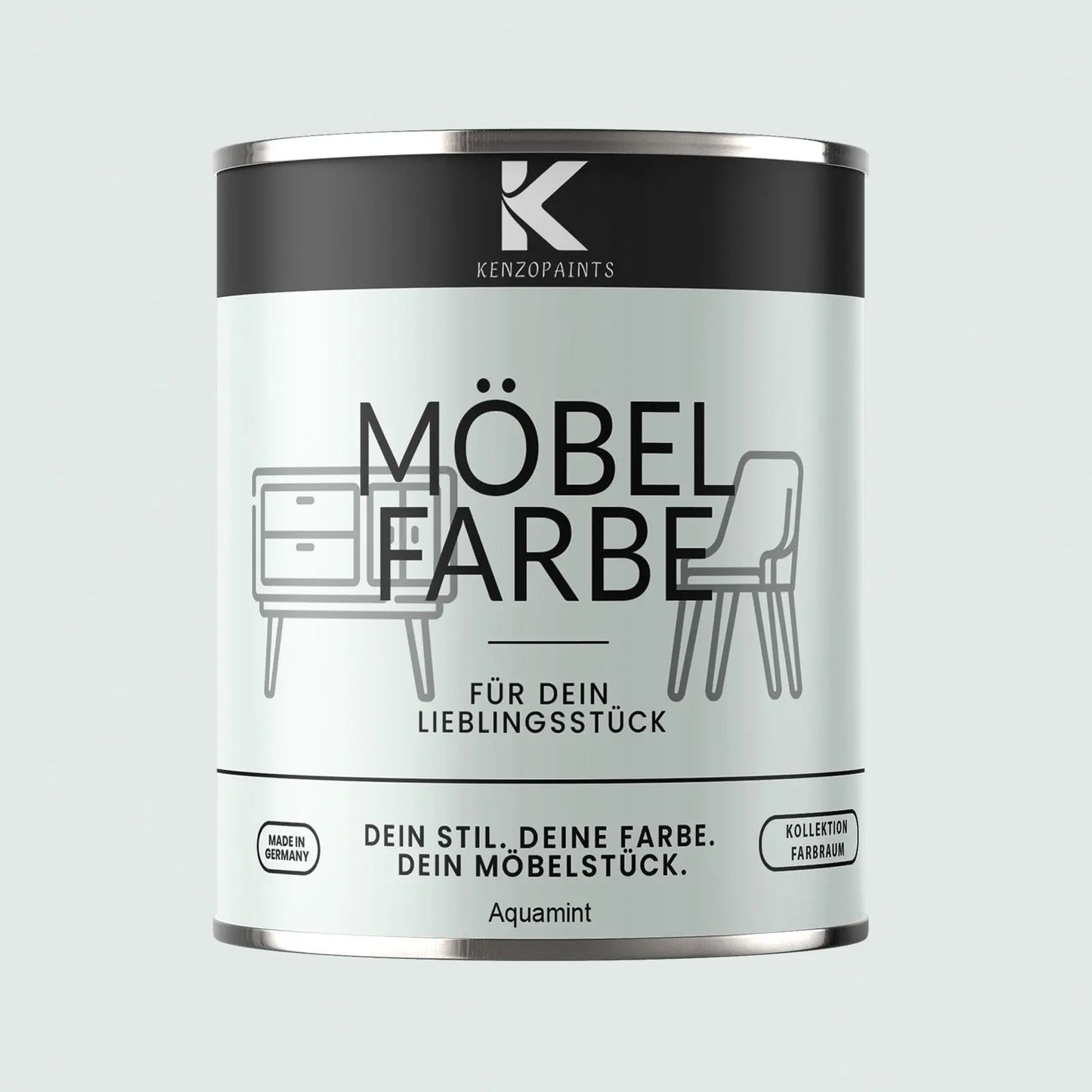 Kenzopaints Möbelfarbe - Aquamint Kenzopaints