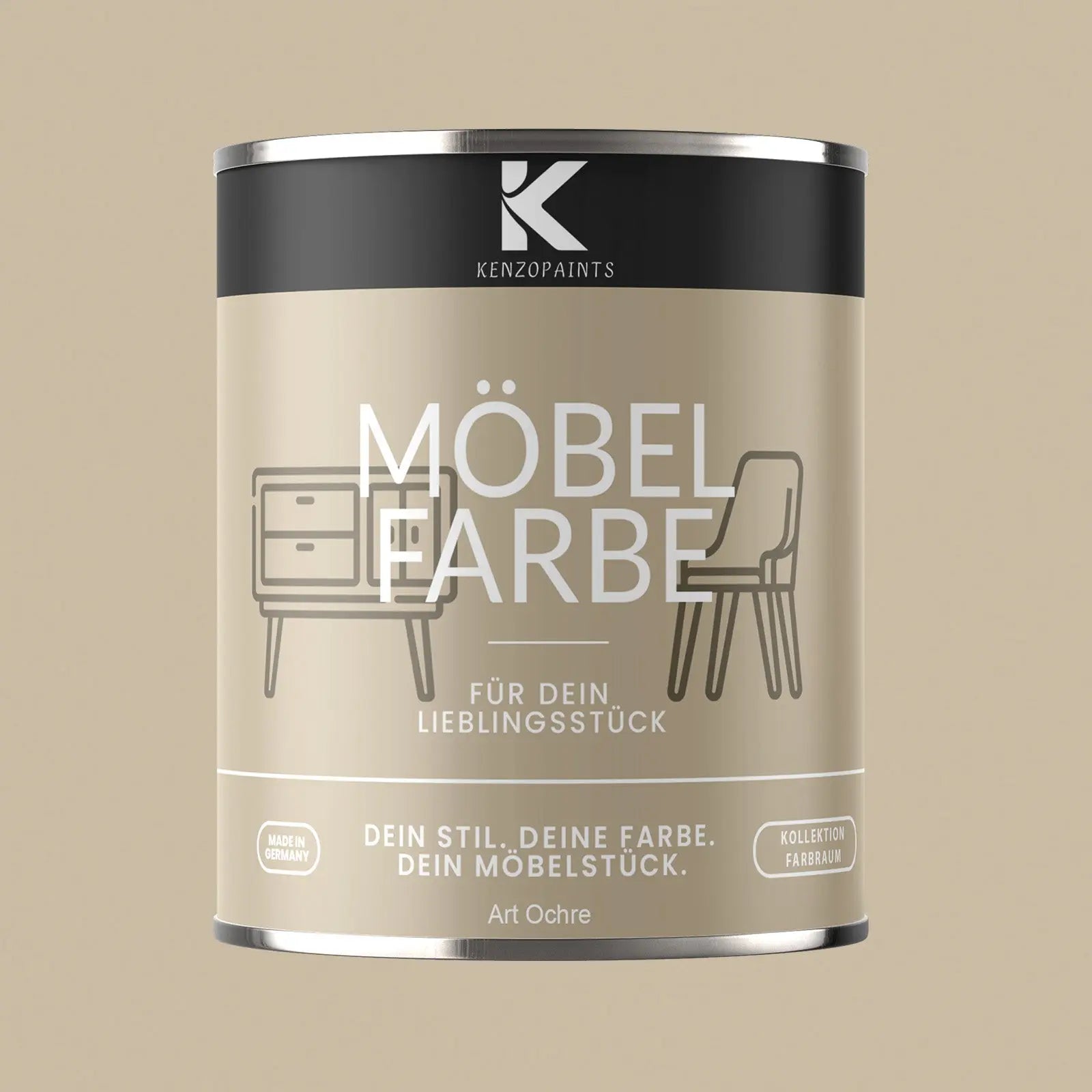 Kenzopaints Möbelfarbe - Art Ochre - Kenzopaints