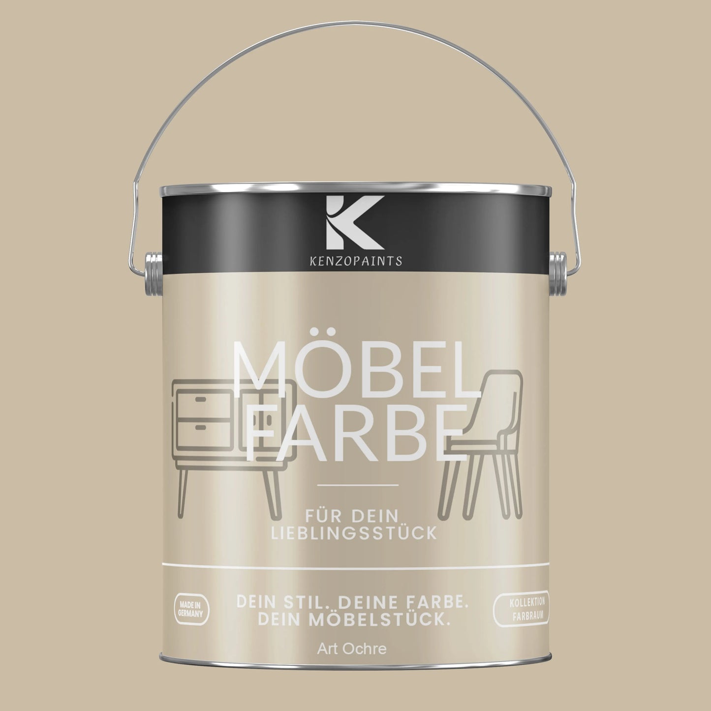 Kenzopaints Möbelfarbe - Art Ochre - Kenzopaints
