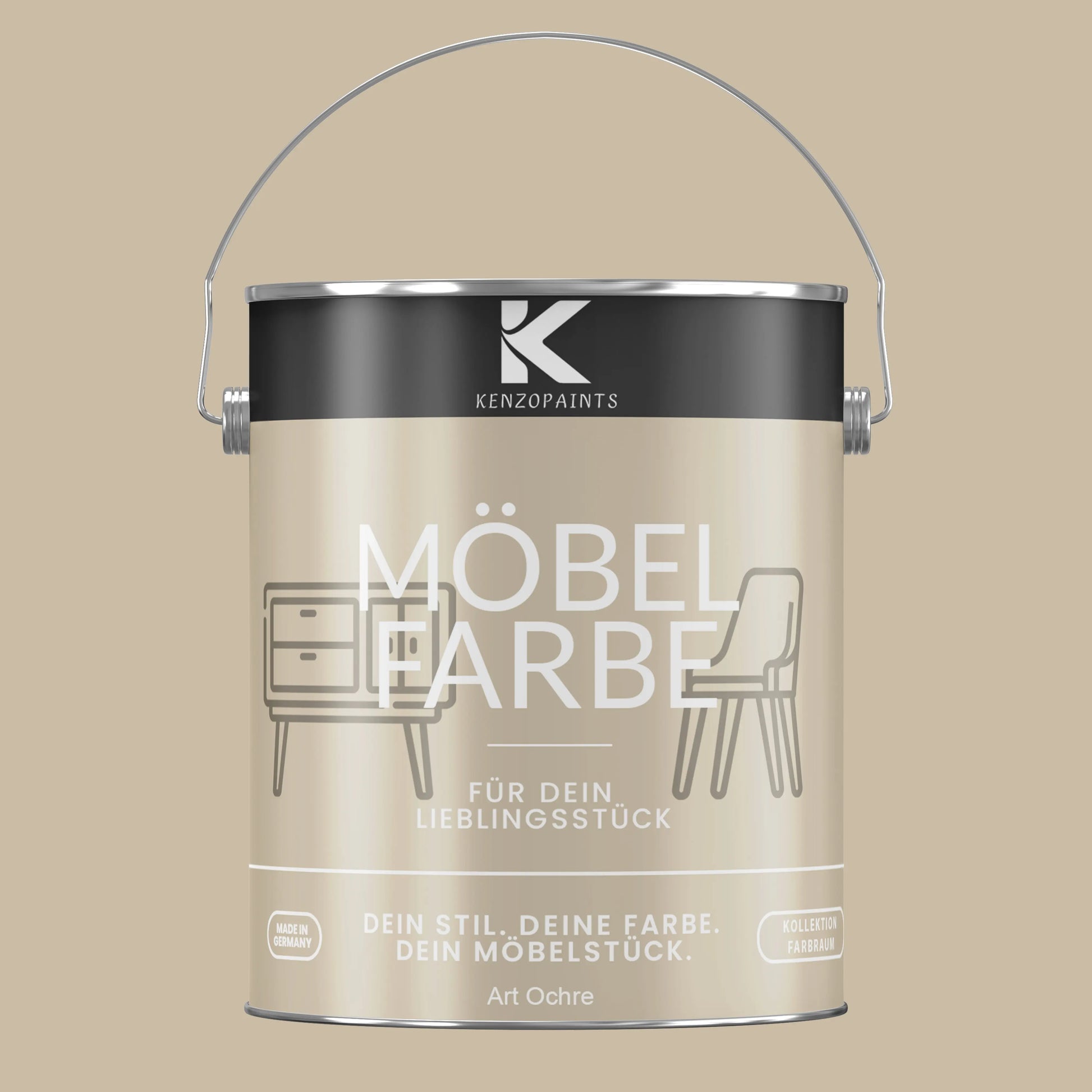 Kenzopaints Möbelfarbe - Art Ochre - Kenzopaints