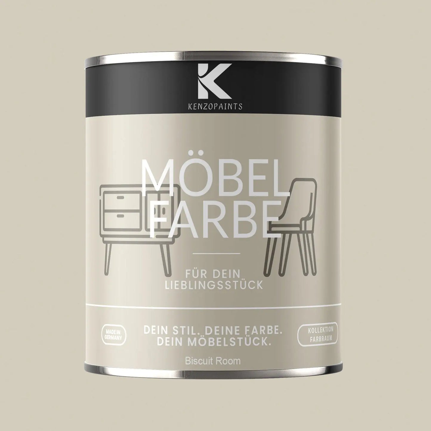 Kenzopaints Möbelfarbe - Biscuit Room - Kenzopaints