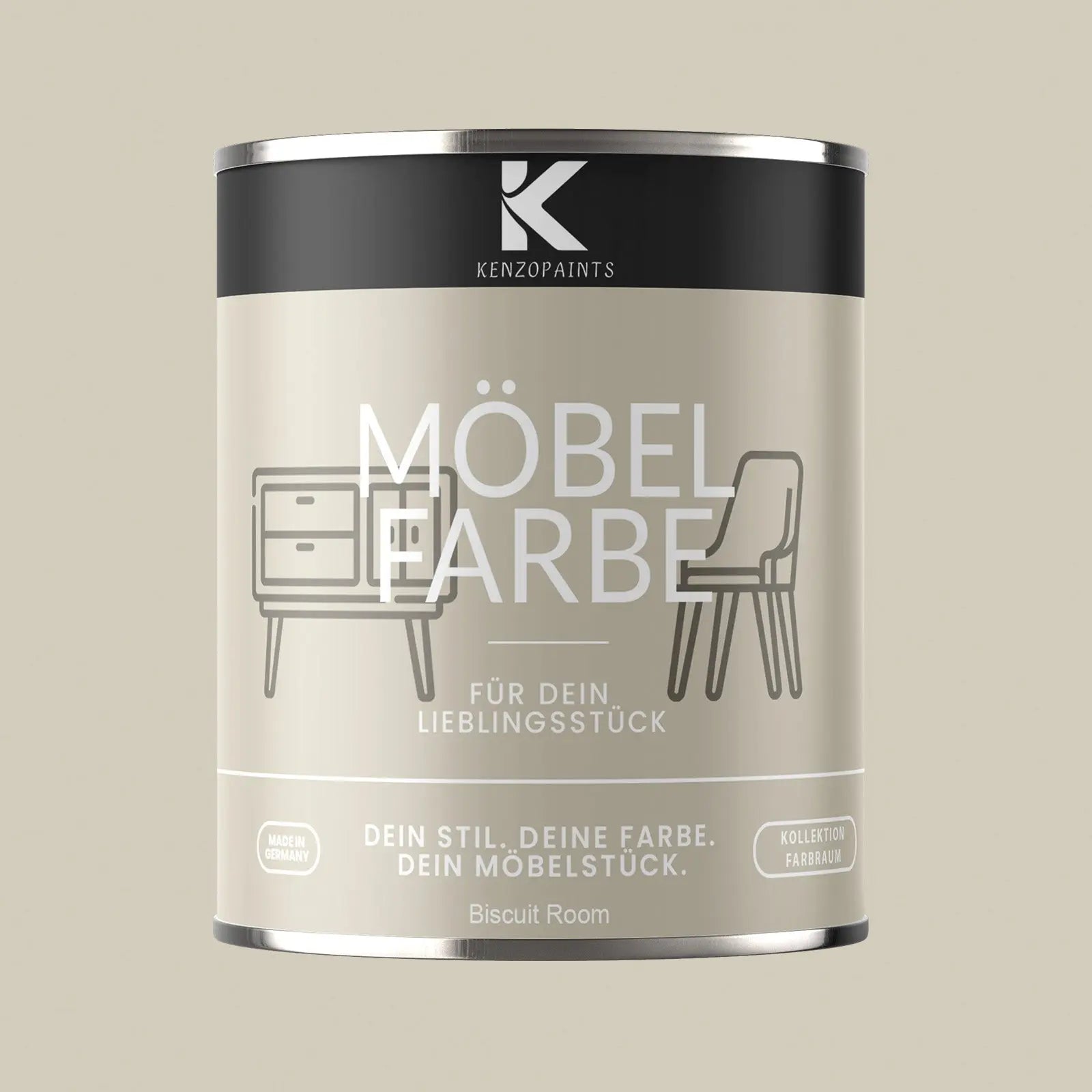 Kenzopaints Möbelfarbe - Biscuit Room - Kenzopaints