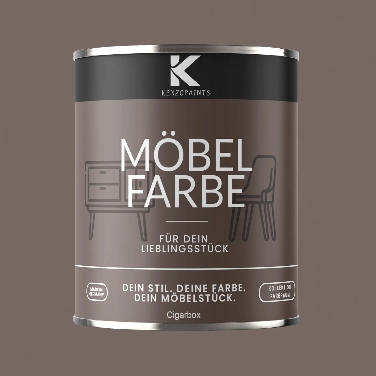 Kenzopaints Möbelfarbe - Cigarbox Kenzopaints