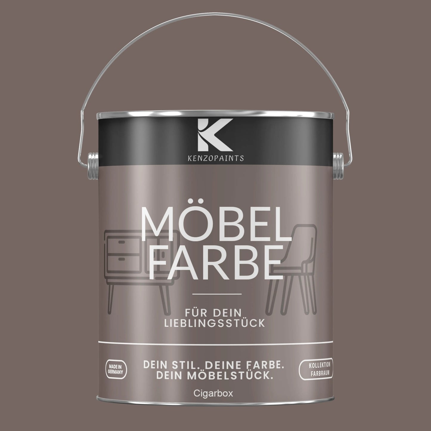 Kenzopaints Möbelfarbe - Cigarbox Kenzopaints