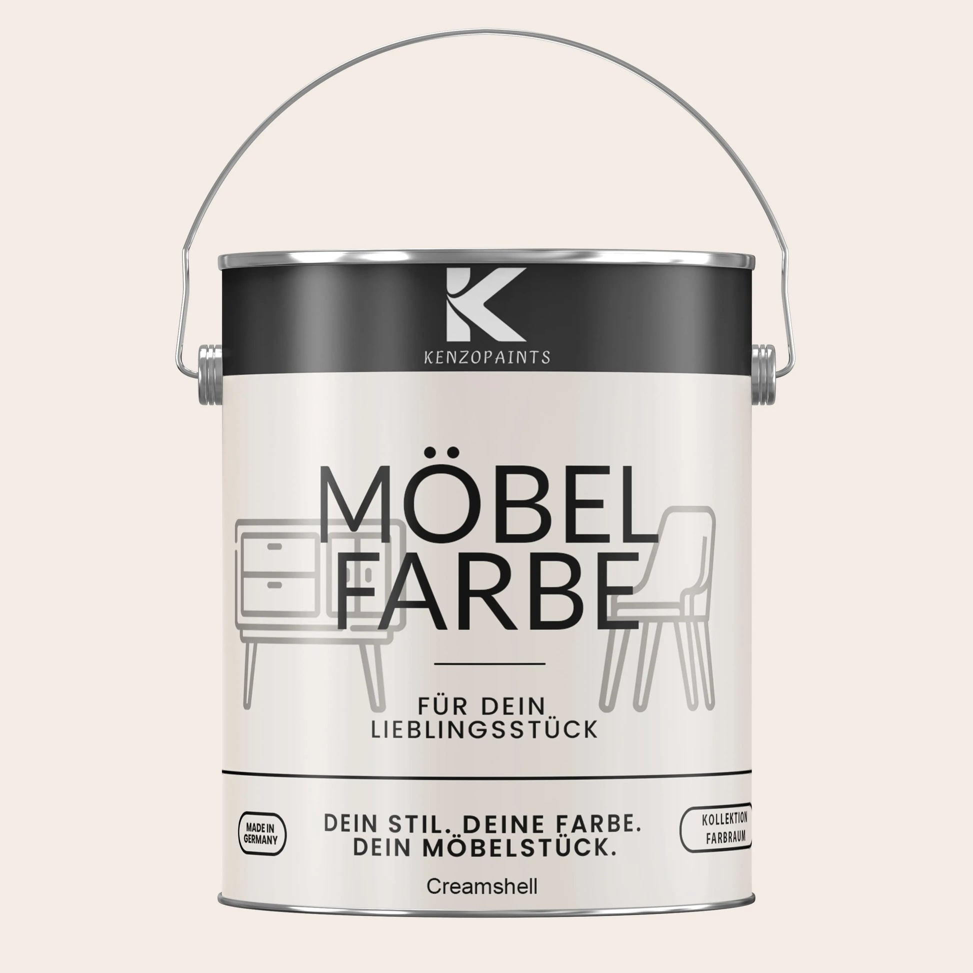 Kenzopaints Möbelfarbe - Creamshell Kenzopaints