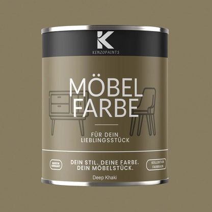 Kenzopaints Möbelfarbe - Deep Khaki - Kenzopaints