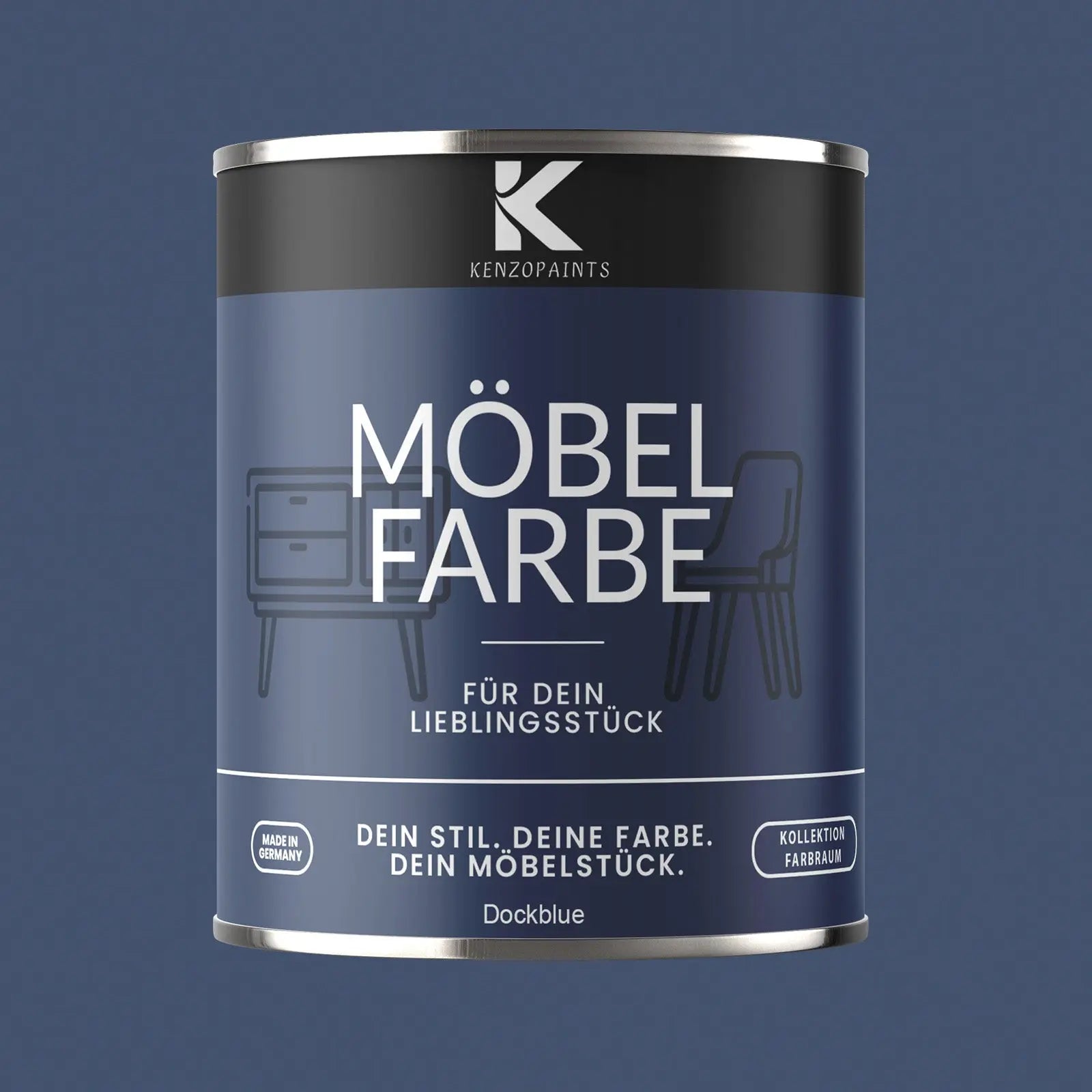 Kenzopaints Möbelfarbe - Dockblue Kenzopaints