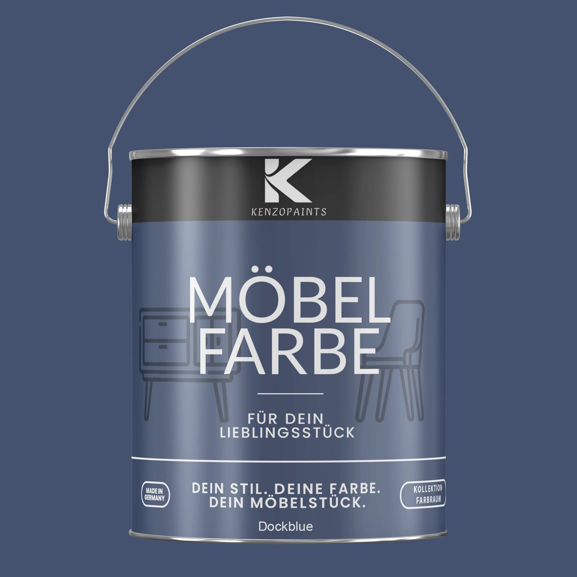 Kenzopaints Möbelfarbe - Dockblue Kenzopaints