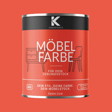 Kenzopaints Möbelfarbe - Electric Coral Kenzopaints