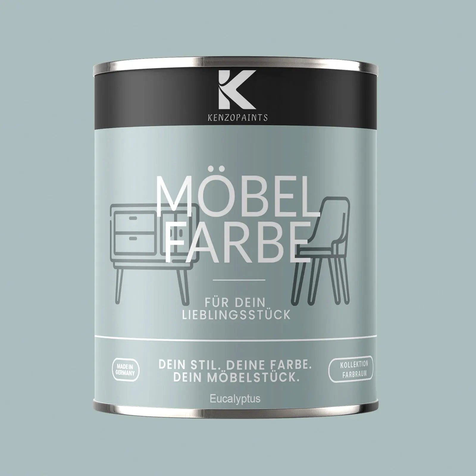 Kenzopaints Möbelfarbe - Eucalyptus Kenzopaints