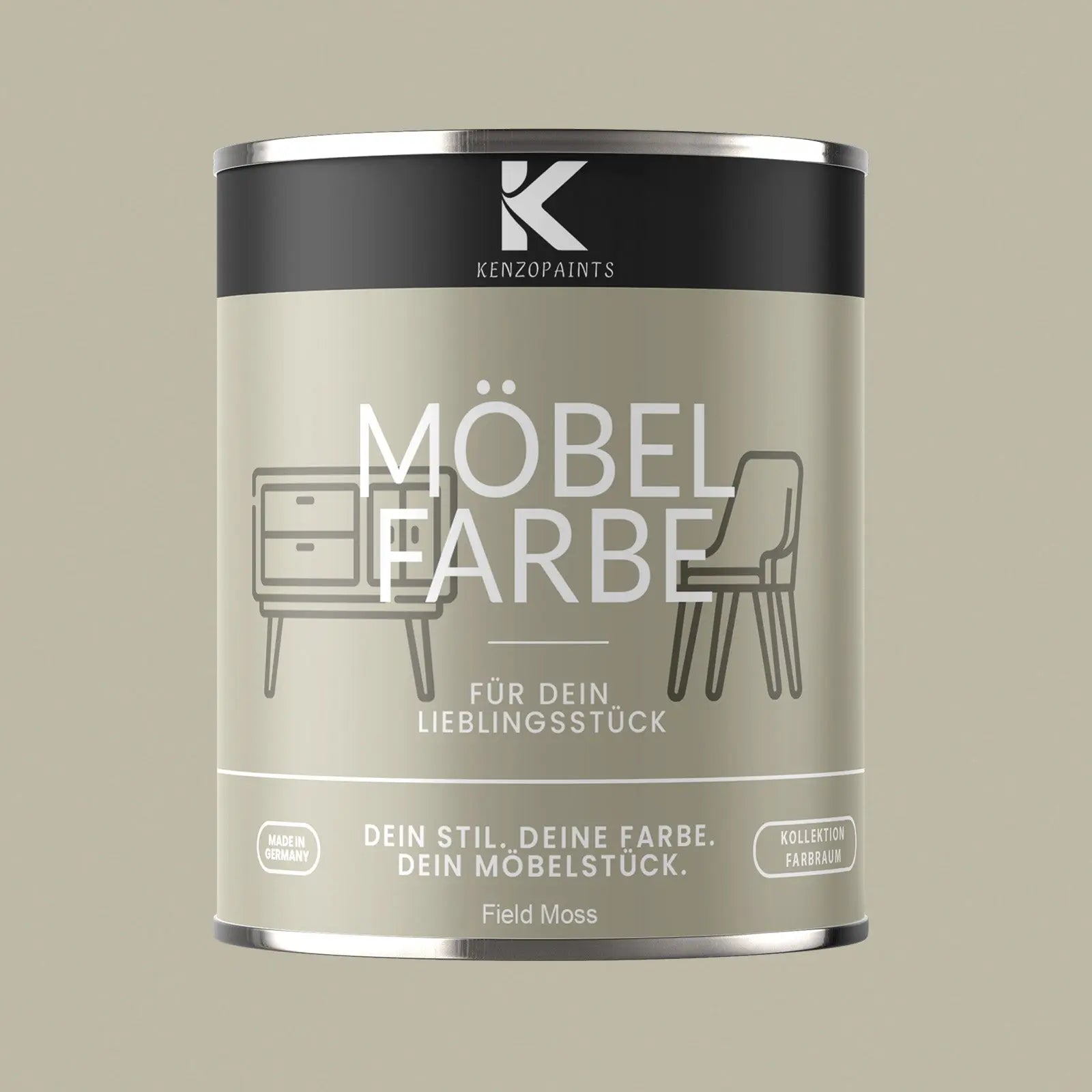 Kenzopaints Möbelfarbe - Field Moss - Kenzopaints