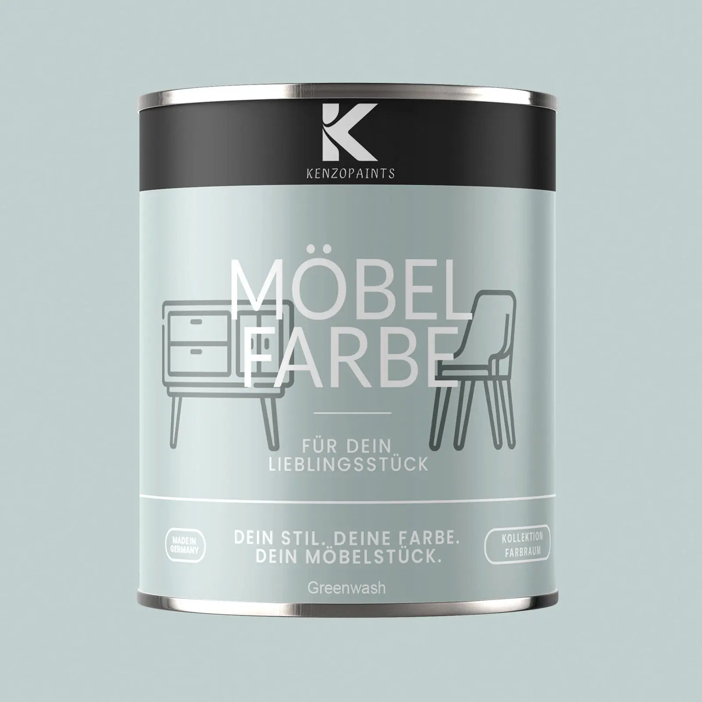 Kenzopaints Möbelfarbe - Greenwash Kenzopaints