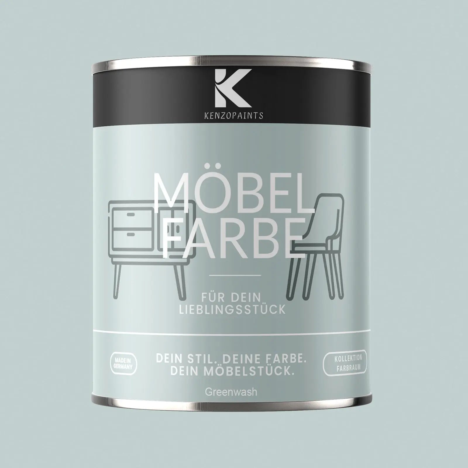 Kenzopaints Möbelfarbe - Greenwash Kenzopaints