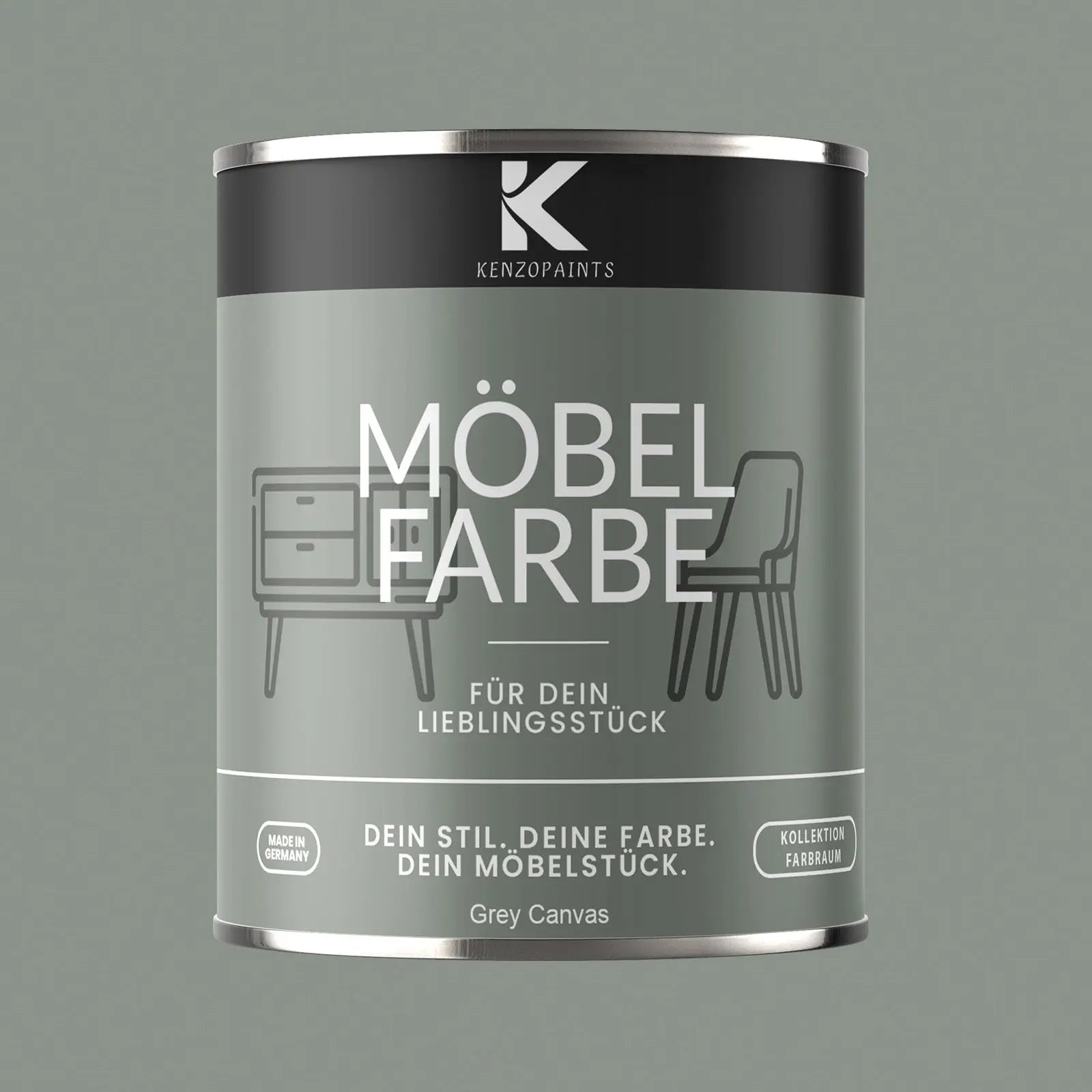Kenzopaints Möbelfarbe - Grey Canvas Kenzopaints