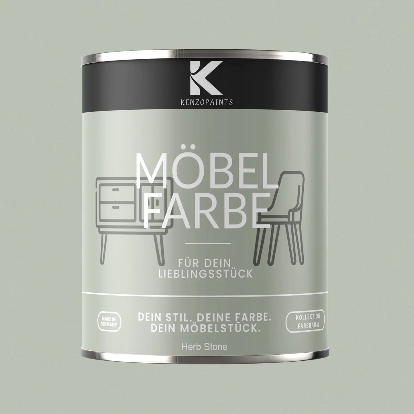 Kenzopaints Möbelfarbe - Herb Stone Kenzopaints