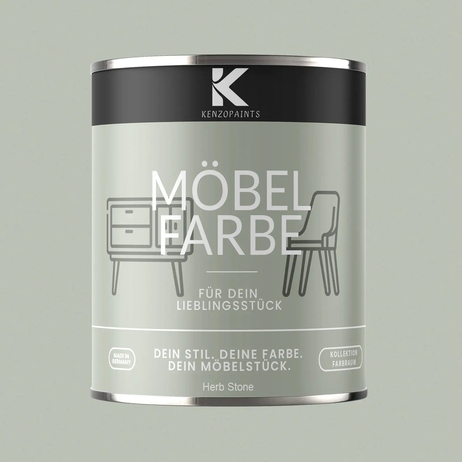 Kenzopaints Möbelfarbe - Herb Stone Kenzopaints