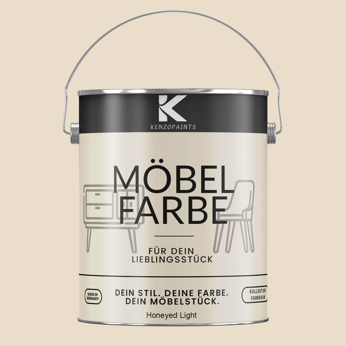 Kenzopaints Möbelfarbe - Honeyed Light - Kenzopaints