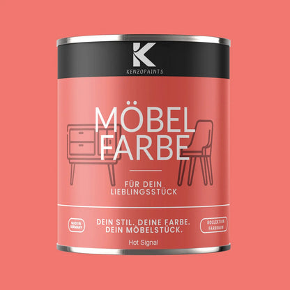 Kenzopaints Möbelfarbe - Hot Signal Kenzopaints