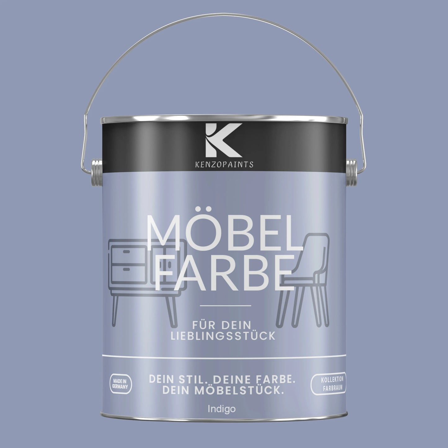 Kenzopaints Möbelfarbe - Indigo Kenzopaints