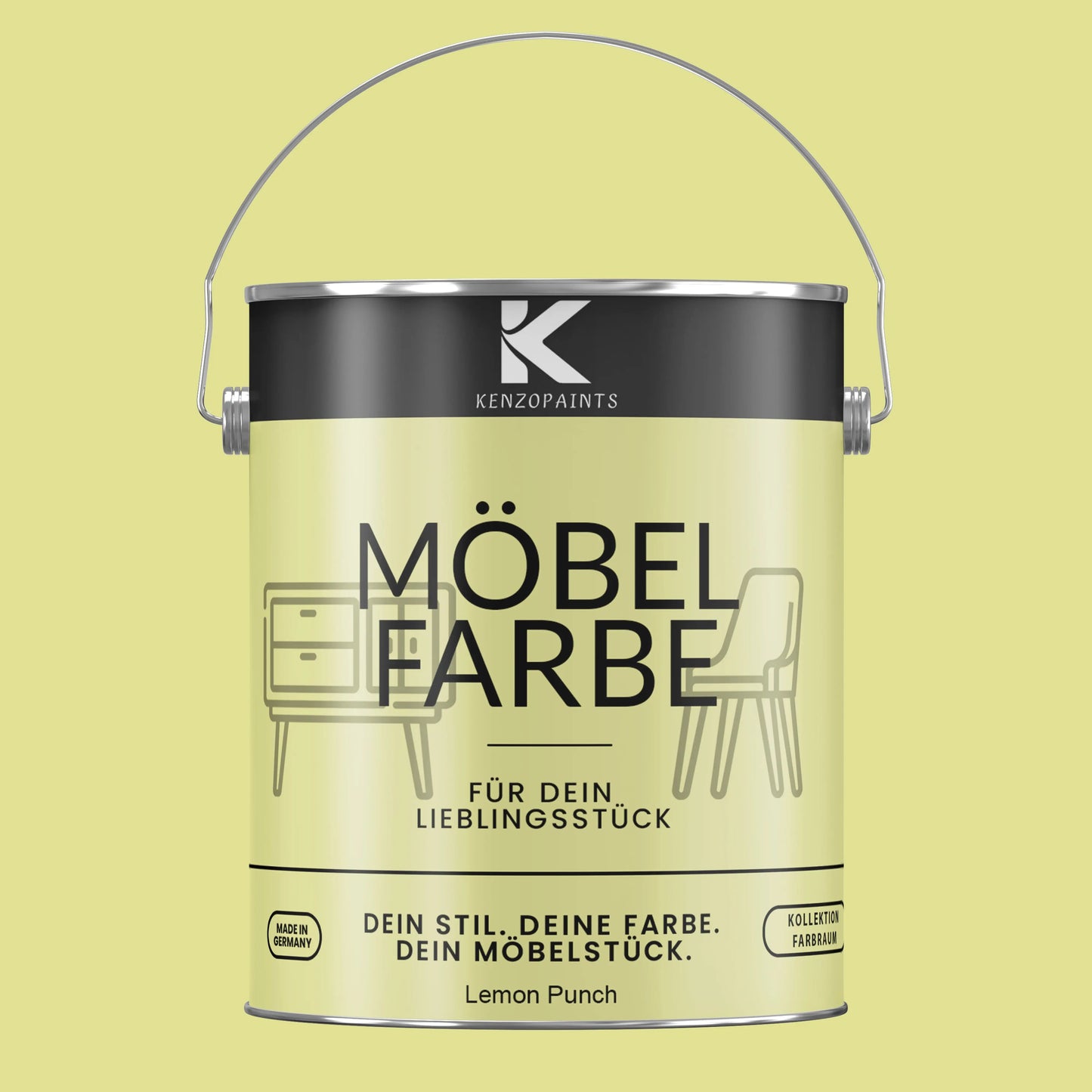 Kenzopaints Möbelfarbe - Lemon Punch Kenzopaints