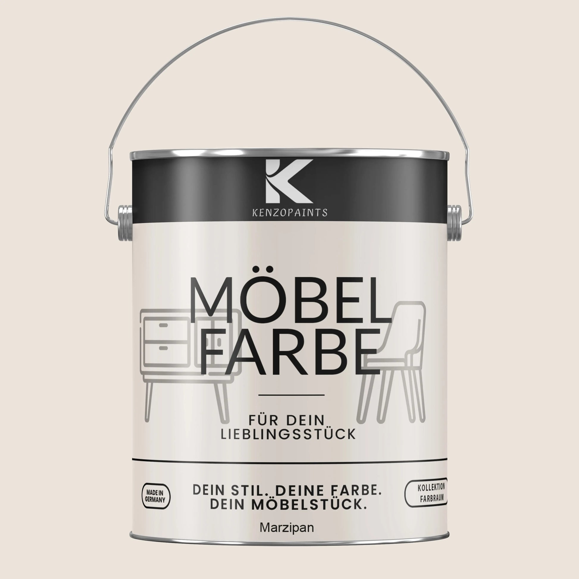 Kenzopaints Möbelfarbe - Marzipan Kenzopaints