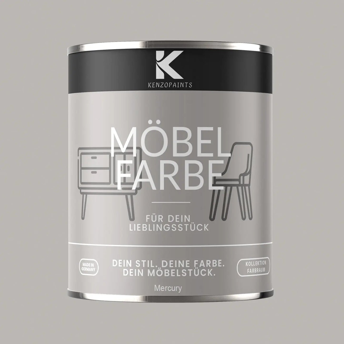 Kenzopaints Möbelfarbe - Mercury Kenzopaints