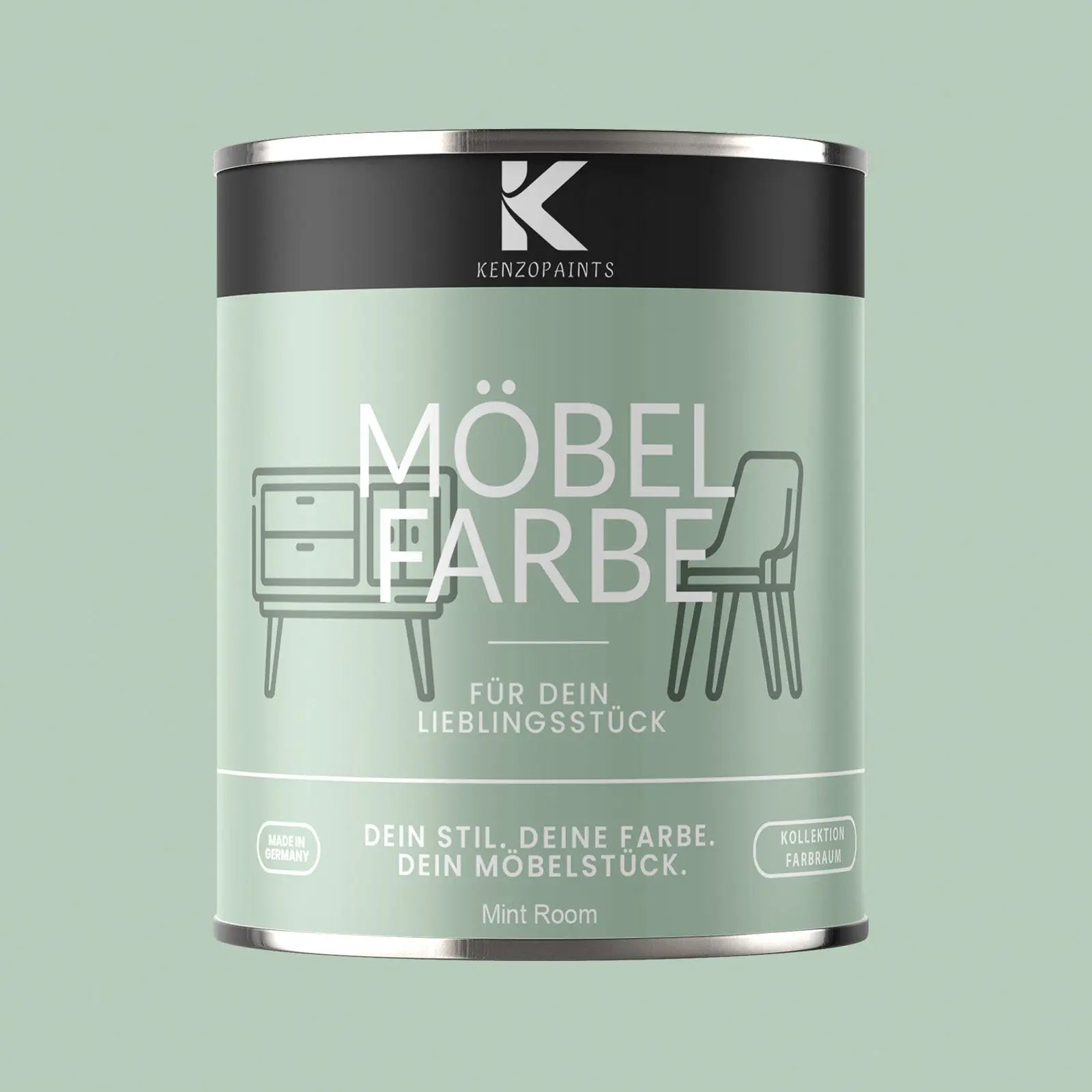 Kenzopaints Möbelfarbe - Mint Room Kenzopaints