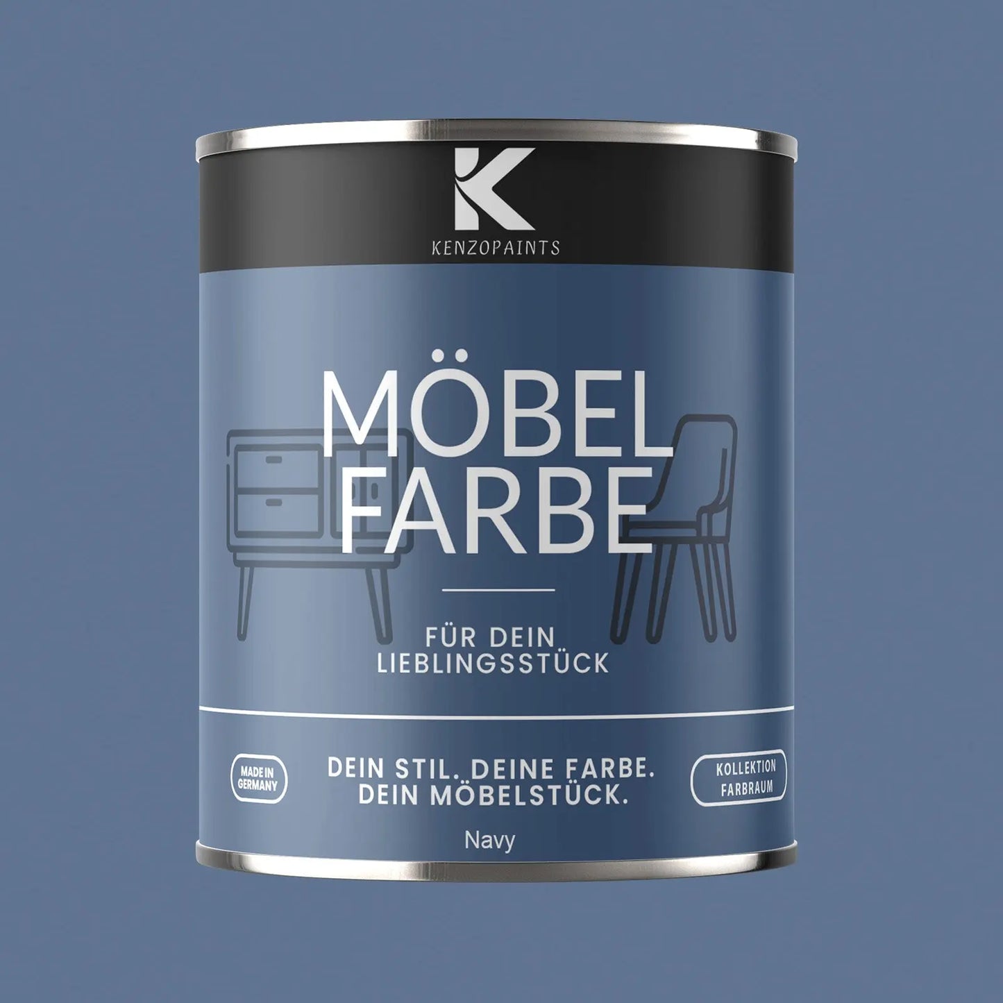 Kenzopaints Möbelfarbe - Navy Kenzopaints
