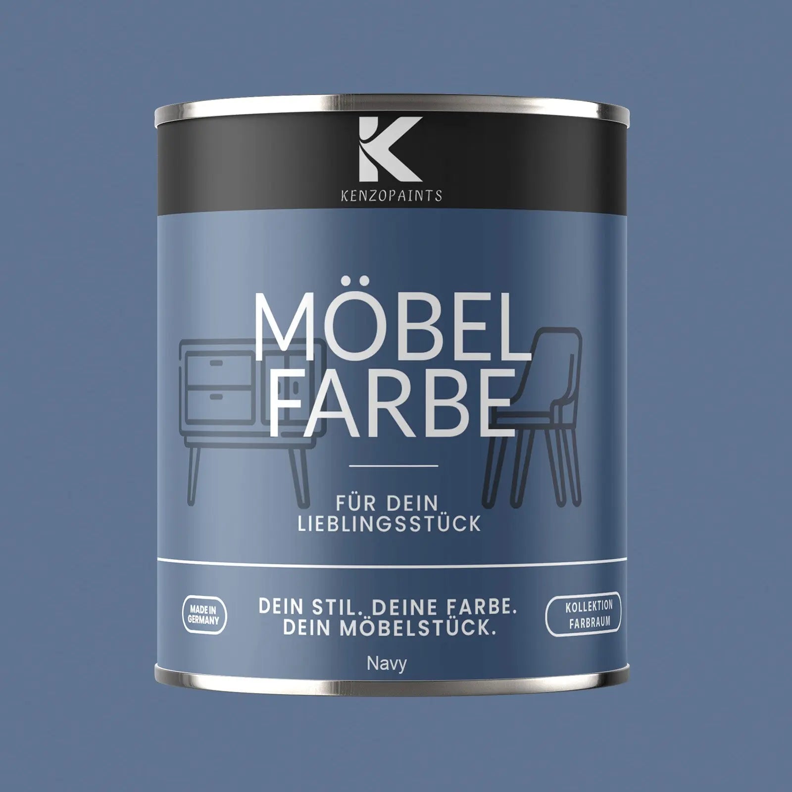 Kenzopaints Möbelfarbe - Navy Kenzopaints