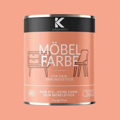 Kenzopaints Möbelfarbe - Orange Pivot Kenzopaints