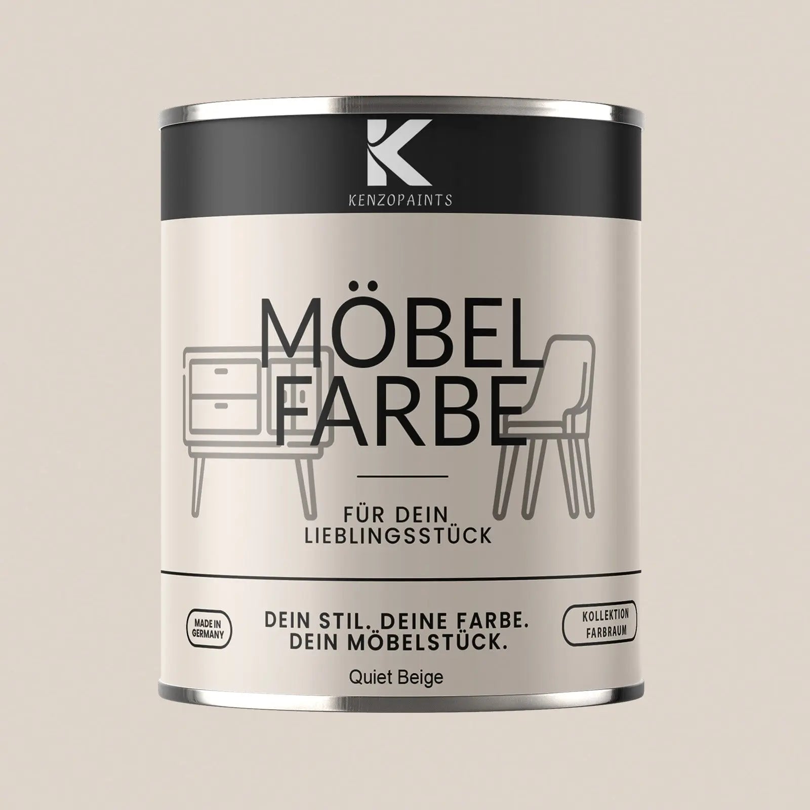 Kenzopaints Möbelfarbe - Quiet Beige Kenzopaints