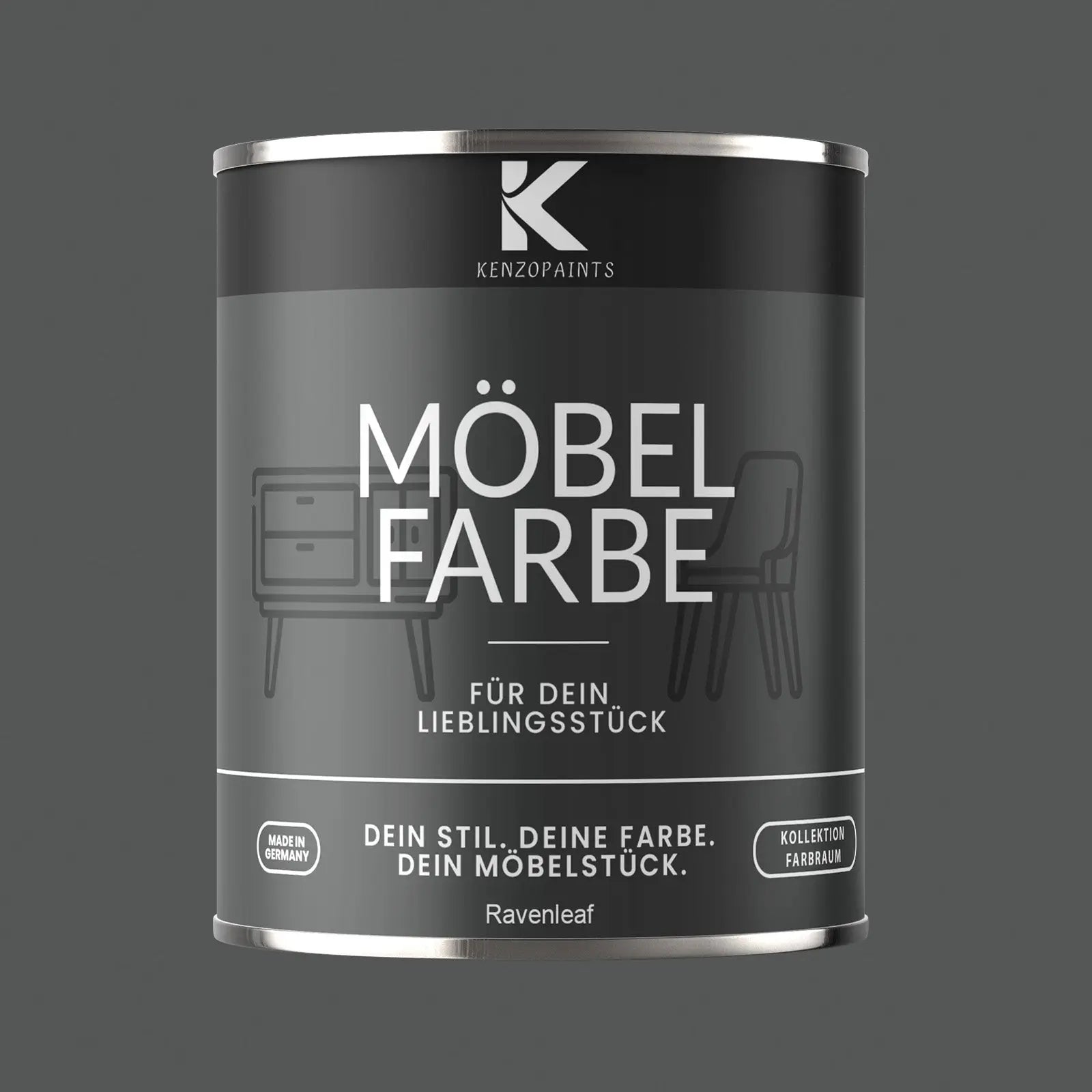 Kenzopaints Möbelfarbe - Ravenleaf Kenzopaints