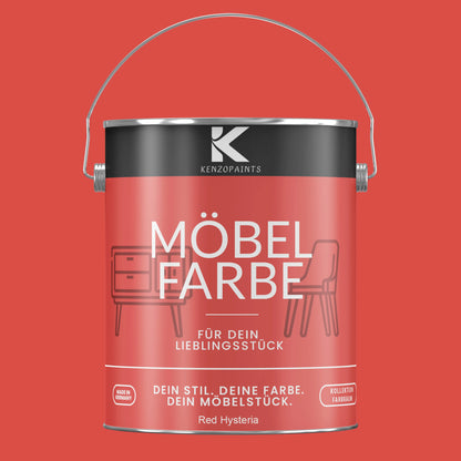 Kenzopaints Möbelfarbe - Red Hysteria Kenzopaints