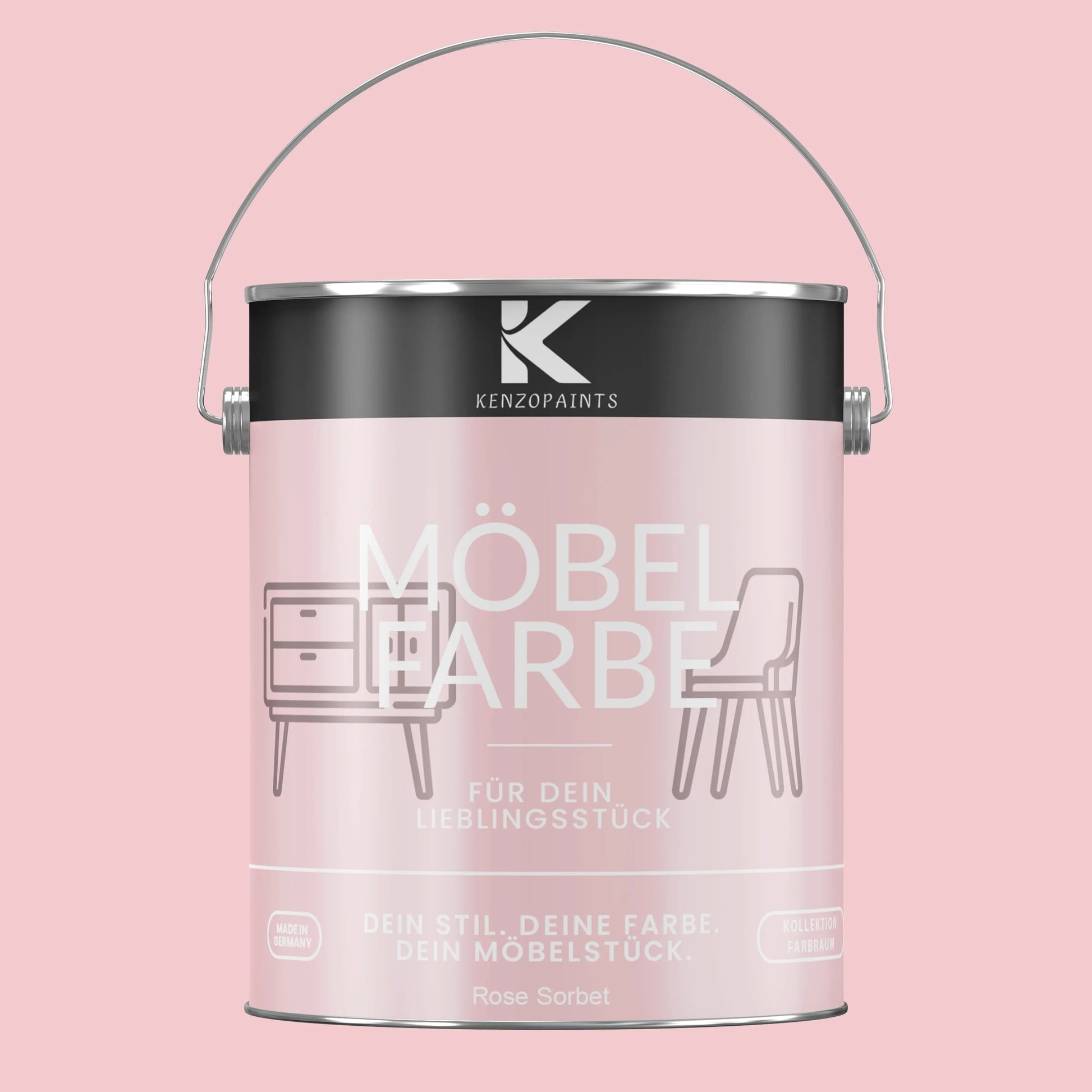 Kenzopaints Möbelfarbe - Rose Sorbet Kenzopaints