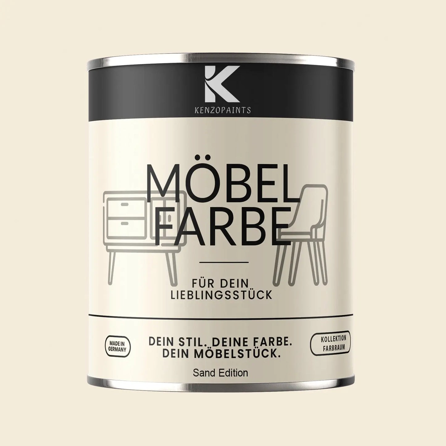 Kenzopaints Möbelfarbe - Sand Edition - Kenzopaints