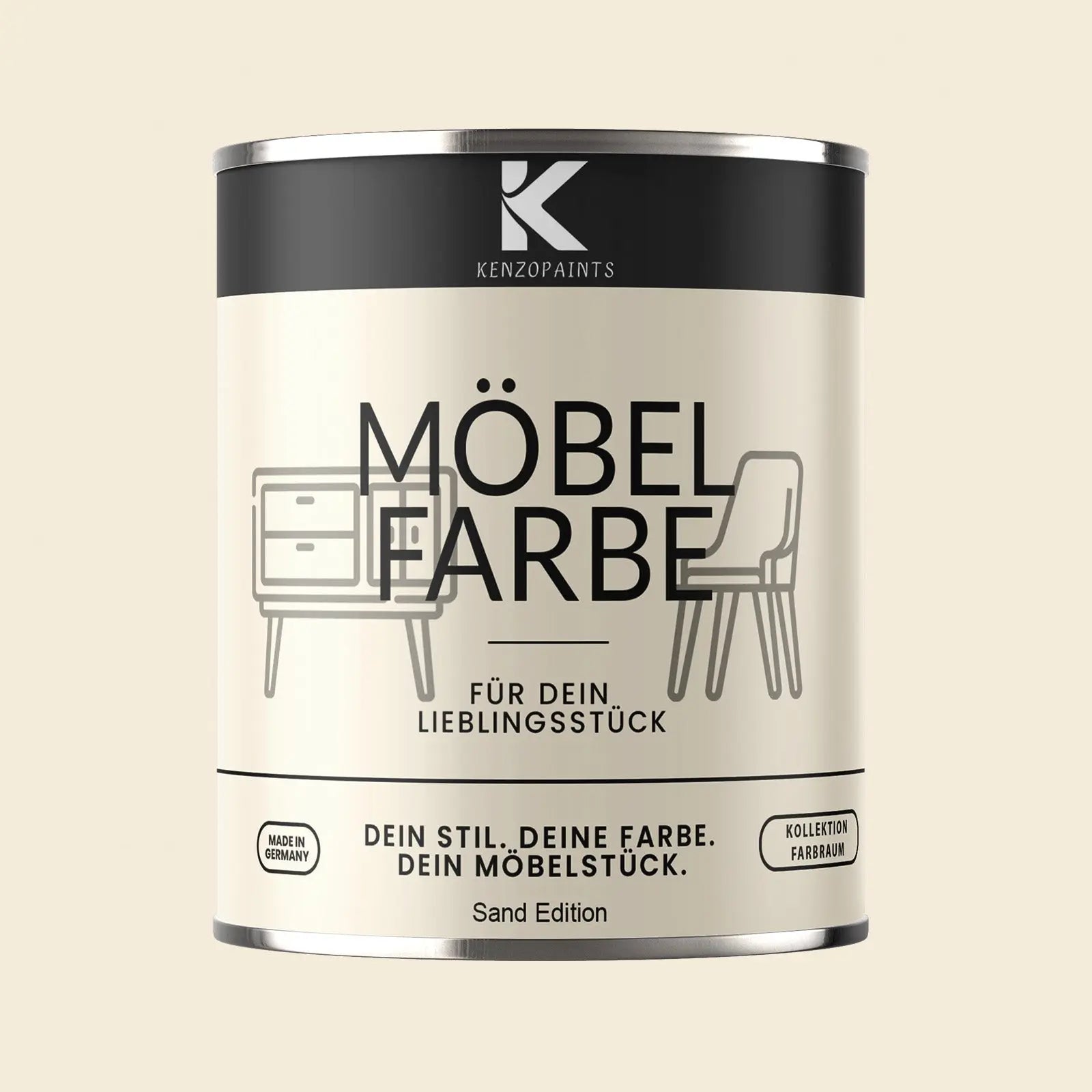 Kenzopaints Möbelfarbe - Sand Edition - Kenzopaints