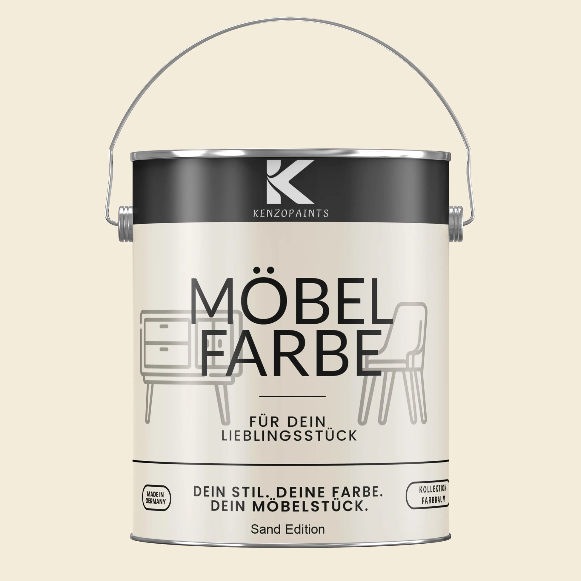 Kenzopaints Möbelfarbe - Sand Edition - Kenzopaints