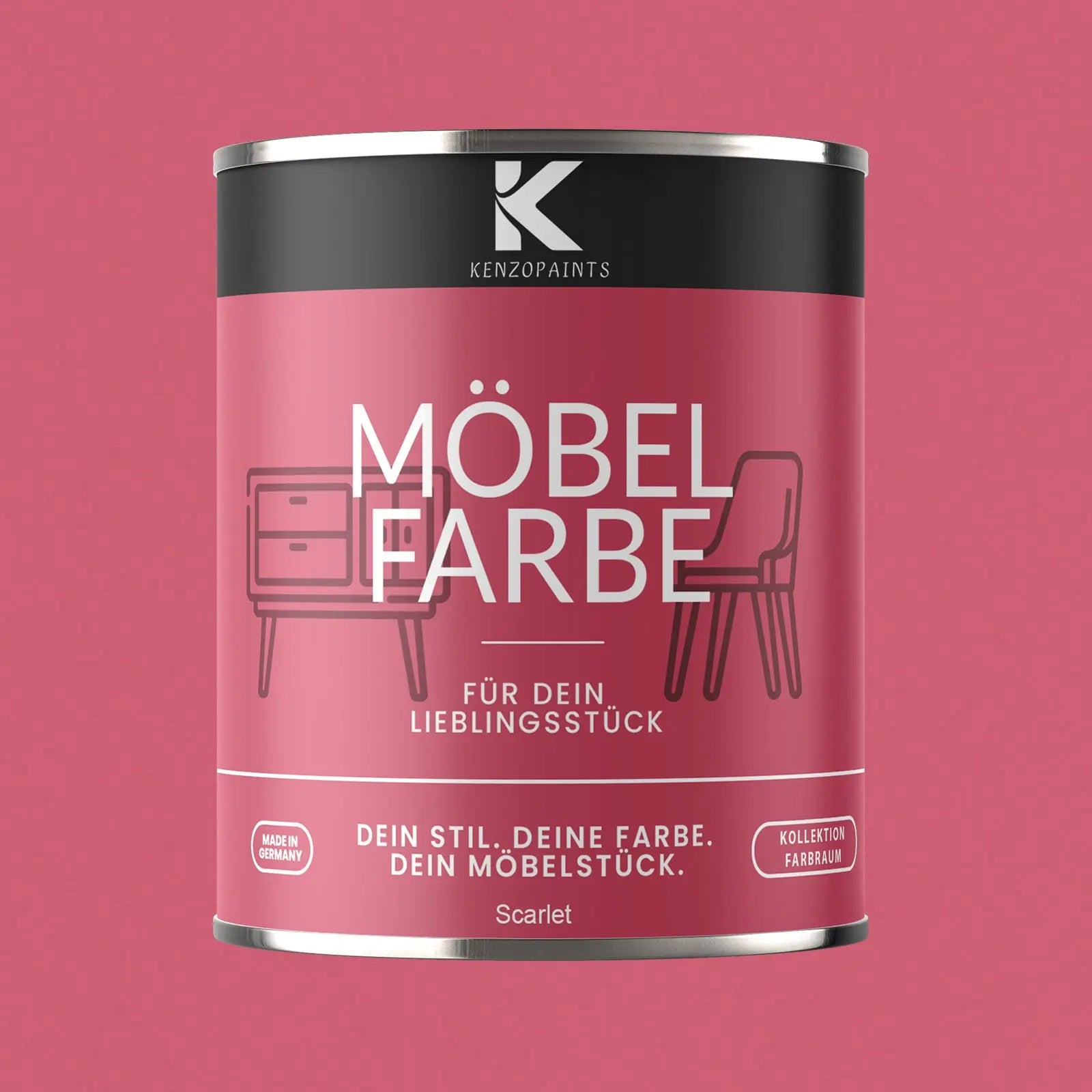 Kenzopaints Möbelfarbe - Scarlet Kenzopaints