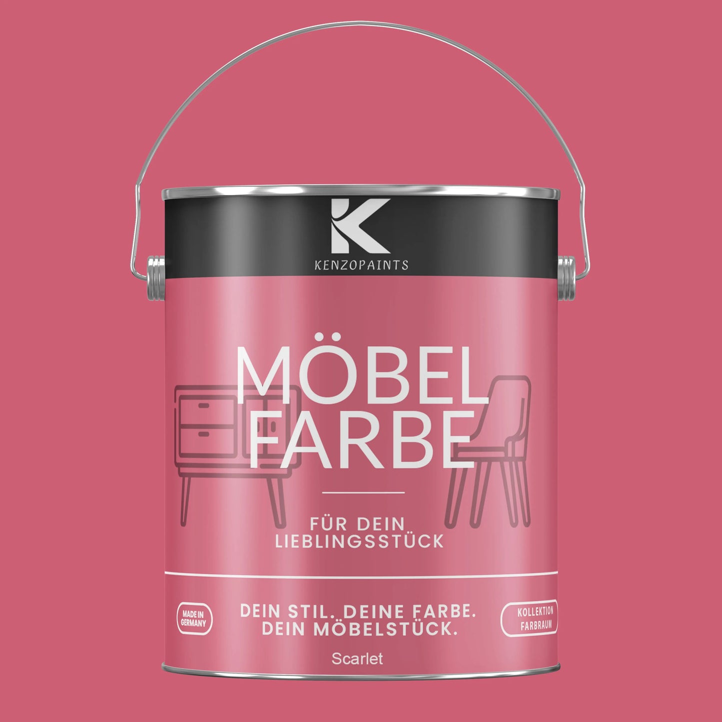 Kenzopaints Möbelfarbe - Scarlet Kenzopaints