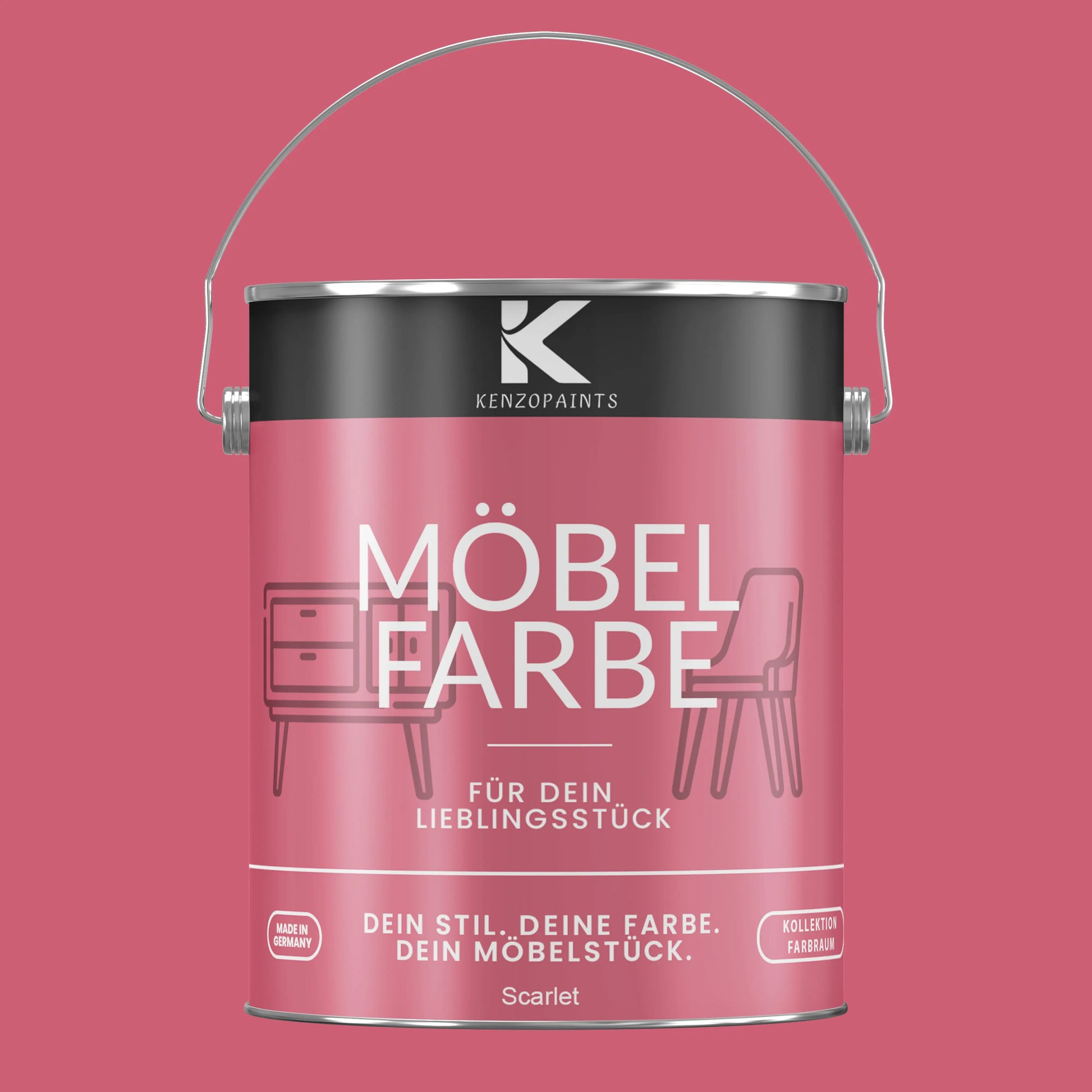 Kenzopaints Möbelfarbe - Scarlet Kenzopaints