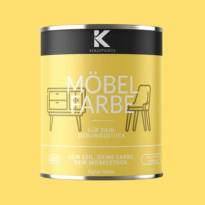 Kenzopaints Möbelfarbe - Signal Yellow - Kenzopaints