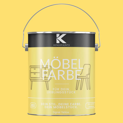 Kenzopaints Möbelfarbe - Signal Yellow - Kenzopaints