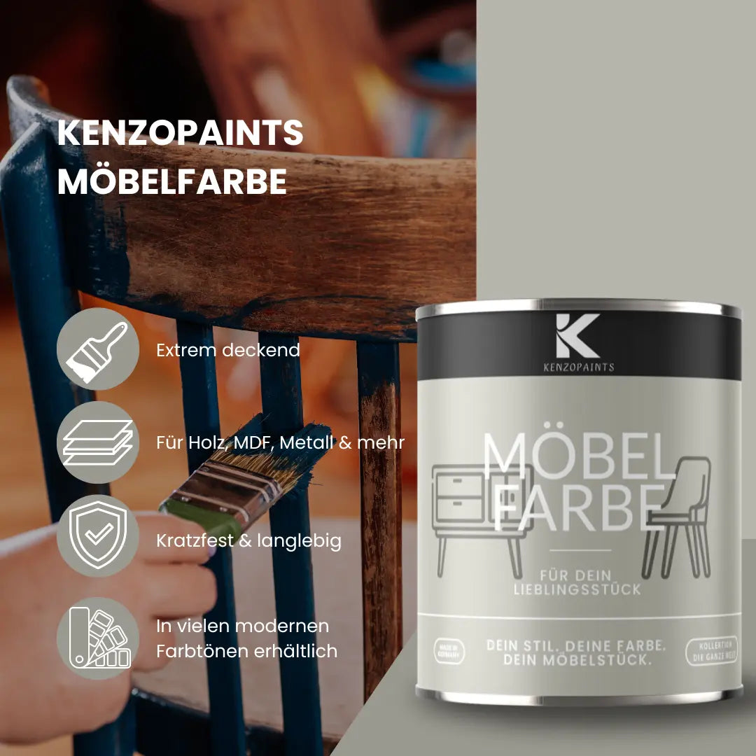 Kenzopaints Möbelfarbe - Snow Kenzopaints