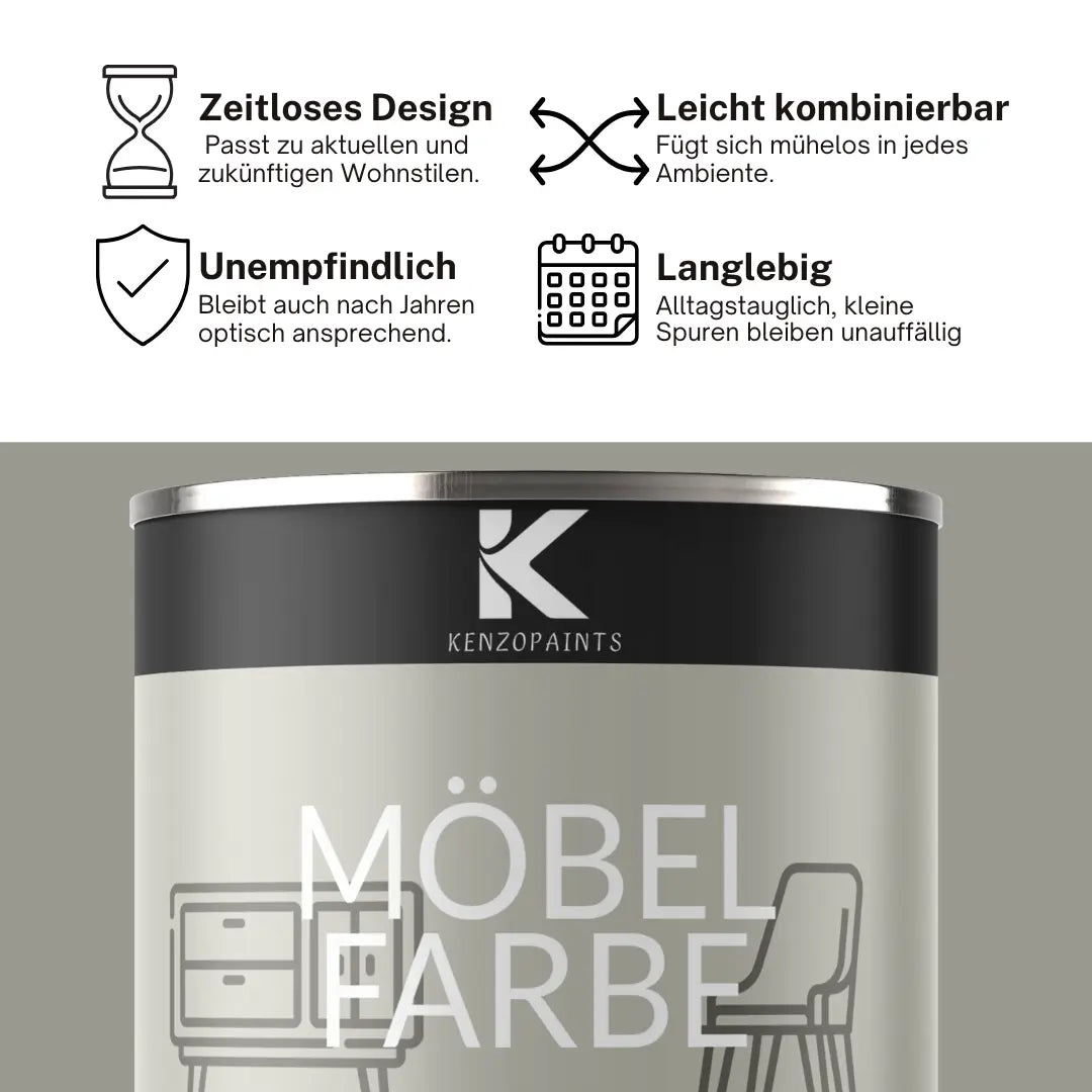 Kenzopaints Möbelfarbe - Snow Kenzopaints