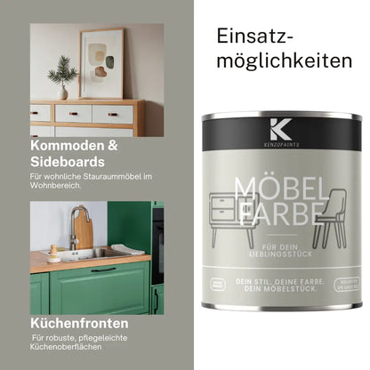 Kenzopaints Möbelfarbe - Snow Kenzopaints