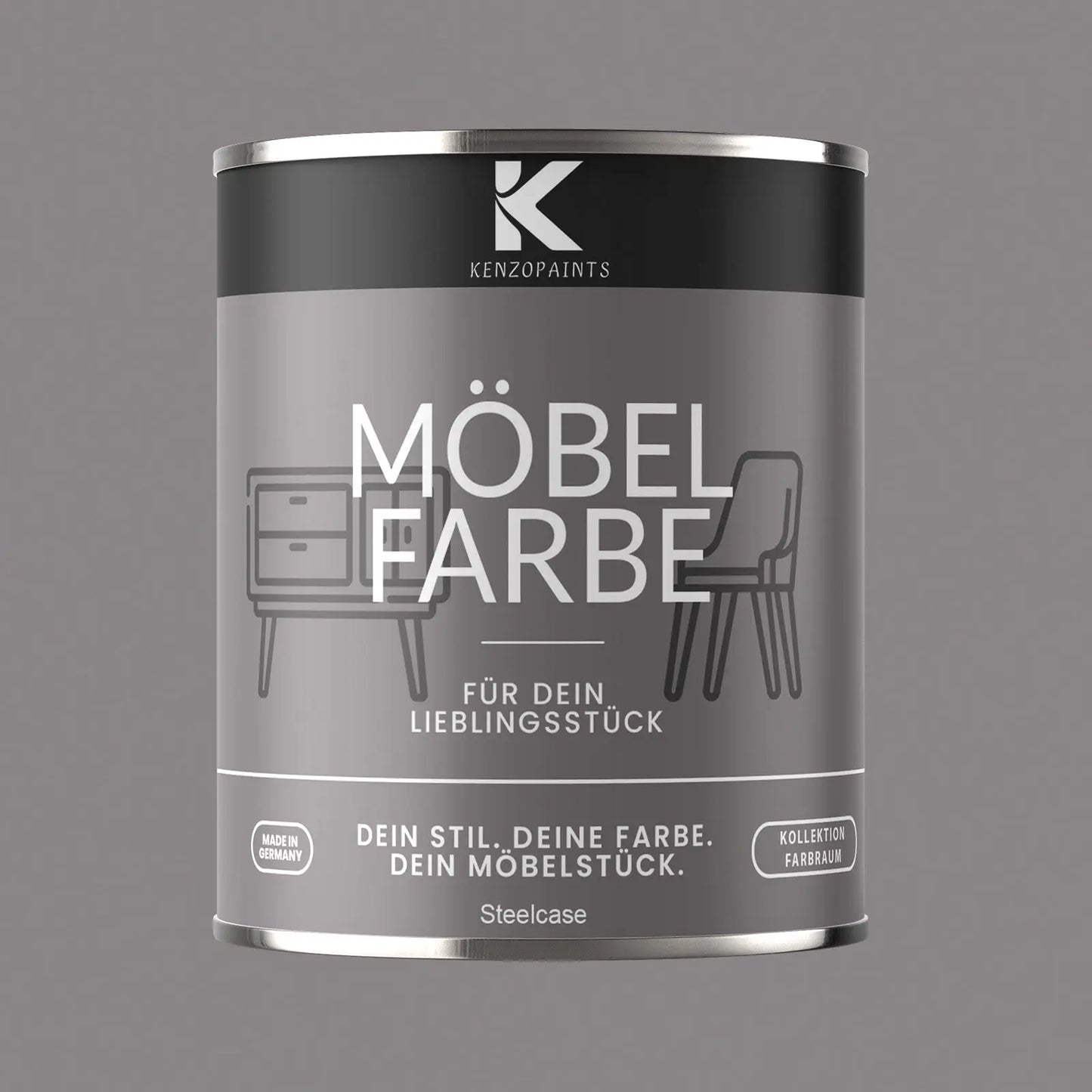 Kenzopaints Möbelfarbe - Steelcase Kenzopaints