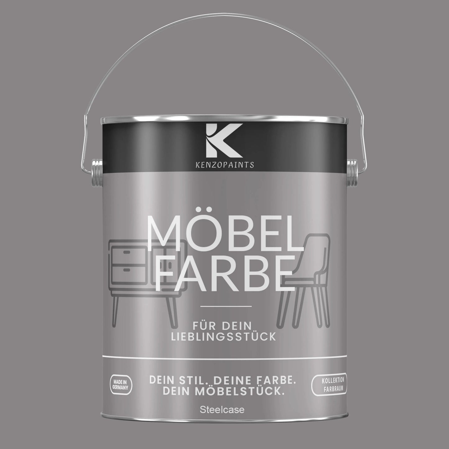 Kenzopaints Möbelfarbe - Steelcase Kenzopaints