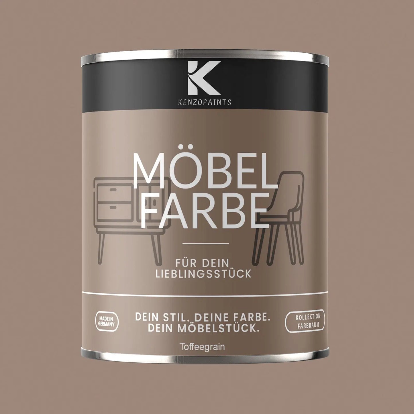 Kenzopaints Möbelfarbe - Toffeegrain Kenzopaints
