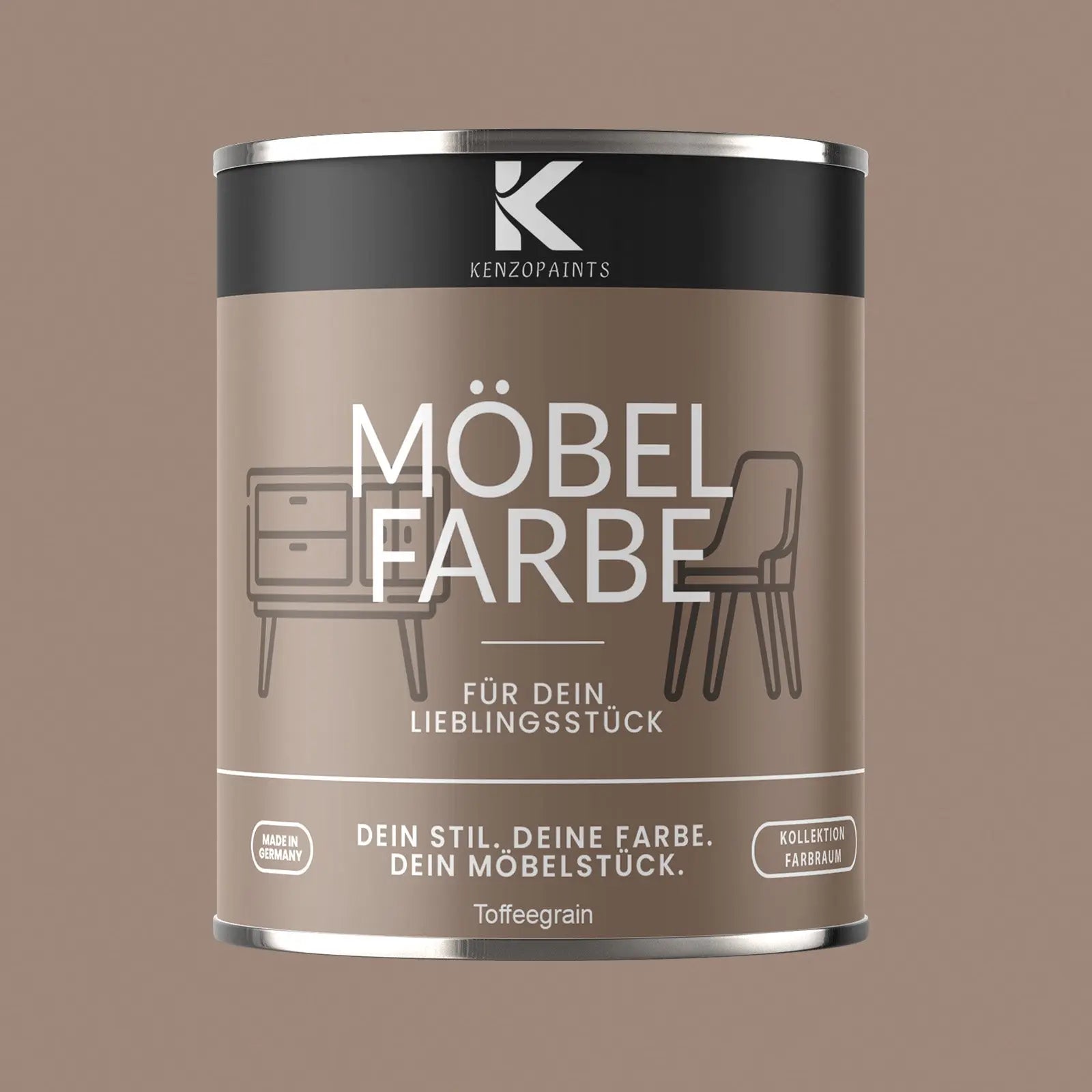 Kenzopaints Möbelfarbe - Toffeegrain Kenzopaints